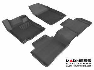 Nissan Altima Sedan Floor Mats (Set of 3) - Black by 3D MAXpider Nissan Altima Sedan Floor Mats (Set of 3) - Black by 3D MAXpider